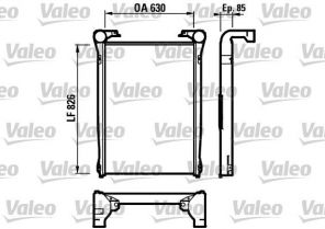 Valeo 816978 - Chladič plniaceho vzduchu -