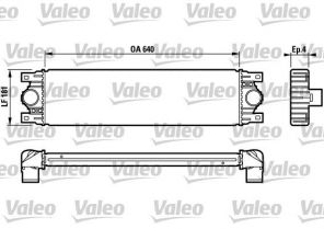 Valeo 817115 - Chladič plniaceho vzduchu -