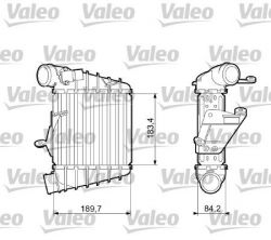 Valeo 817556 - Chladič plniaceho vzduchu -