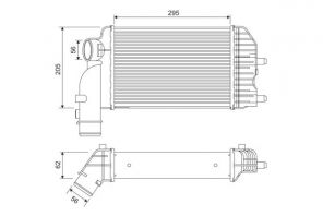 Valeo 817632 - Chladič plniaceho vzduchu -