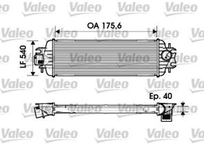 Valeo 817636 - Chladič plniaceho vzduchu -