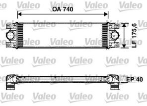 Valeo 817637 - Chladič plniaceho vzduchu -