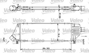 Valeo 817640 - Chladič plniaceho vzduchu -