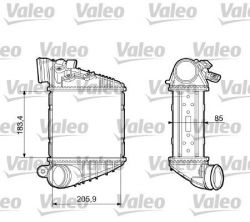 Valeo 817653 - Chladič plniaceho vzduchu -