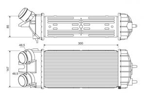 Valeo 817706 - Chladič plniaceho vzduchu -