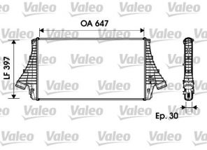 Valeo 817729 - Chladič plniaceho vzduchu -