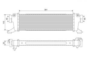 Valeo 817759 - Chladič plniaceho vzduchu -