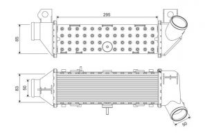 Valeo 817766 - Chladič plniaceho vzduchu -