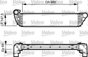 Valeo 817828 - Chladič plniaceho vzduchu -