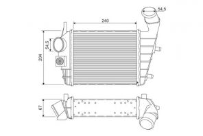Valeo 817861 - Chladič plniaceho vzduchu -