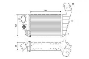 Valeo 817862 - Chladič plniaceho vzduchu -