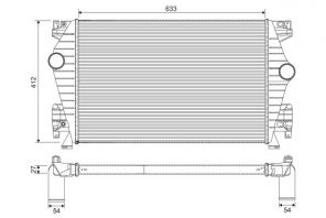 Valeo 817864 - Chladič plniaceho vzduchu -