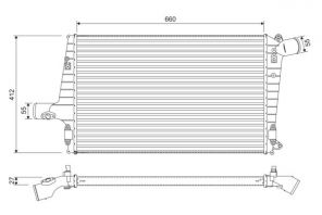 Valeo 817865 - Chladič plniaceho vzduchu -