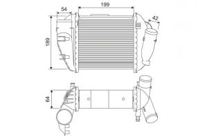 Valeo 817870 - Chladič plniaceho vzduchu -
