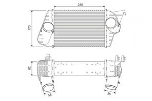 Valeo 817879 - Chladič plniaceho vzduchu -