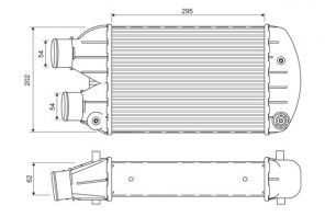 Valeo 817881 - Chladič plniaceho vzduchu -