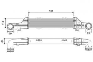 Valeo 817911 - Chladič plniaceho vzduchu -