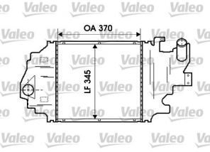 Valeo 817923 - Chladič plniaceho vzduchu -