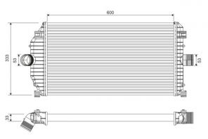 Valeo 817924 - Chladič plniaceho vzduchu -