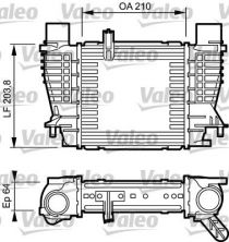 Valeo 817999 - Chladič plniaceho vzduchu -