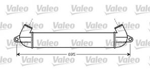 Valeo 818712 - Chladič plniaceho vzduchu -