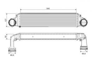 Valeo 818715 - Chladič plniaceho vzduchu -