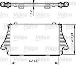 Valeo 818721 - Chladič plniaceho vzduchu -