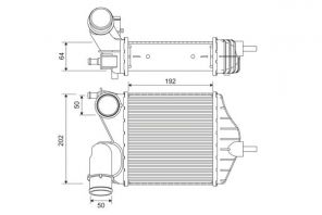 Valeo 818726 - Chladič plniaceho vzduchu -
