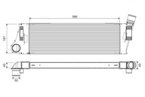 Valeo 818727 - Chladič plniaceho vzduchu -