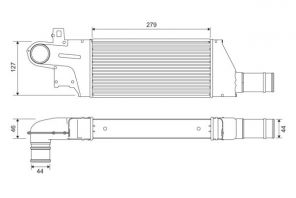 Valeo 818728 - Chladič plniaceho vzduchu -