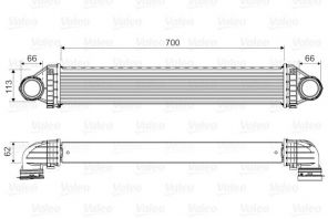 Valeo 818806 - Chladič plniaceho vzduchu -
