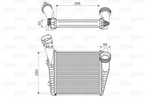 Valeo 818814 - Chladič plniaceho vzduchu -