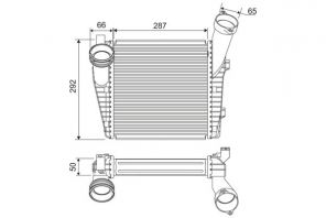 Valeo 818815 - Chladič plniaceho vzduchu -