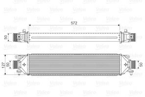 Valeo 818824 - Chladič plniaceho vzduchu -