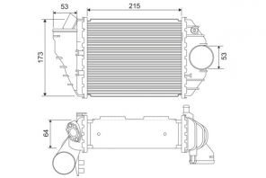 Valeo 818827 - Chladič plniaceho vzduchu -