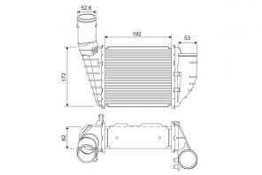 Valeo 818828 - Chladič plniaceho vzduchu -