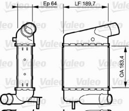 Valeo 818835 - Chladič plniaceho vzduchu -