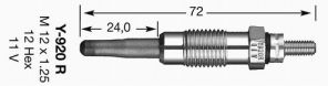 NGK 3645 Y-920R - Žeraviaca sviečka