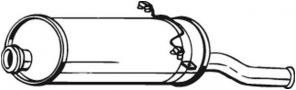 Bosal 135-021 - Zadný tlmič -