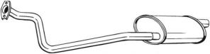 Bosal 282-379 - Predný tlmič