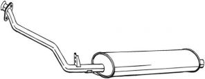 Bosal 284-369 - Predný tlmič