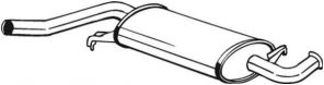 Bosal 105-971 - Stredný tlmič -