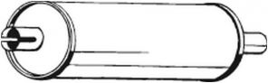 Bosal 176-401 - Stredný tlmič -