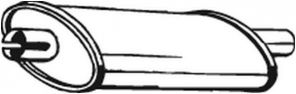 Bosal 200-957 - Stredný tlmič -