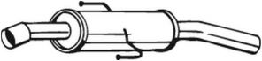 Bosal 228-465 - Stredný tlmič -