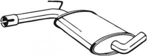 Bosal 233-491 - Stredný tlmič -