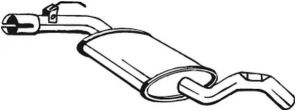 Bosal 233-561 - Stredný tlmič -