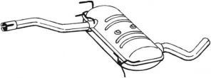 Bosal 278-483 - Stredný tlmič