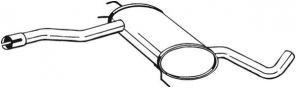Bosal 278-733 - Stredný tlmič