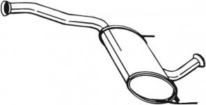 Bosal 281-693 - Stredný tlmič